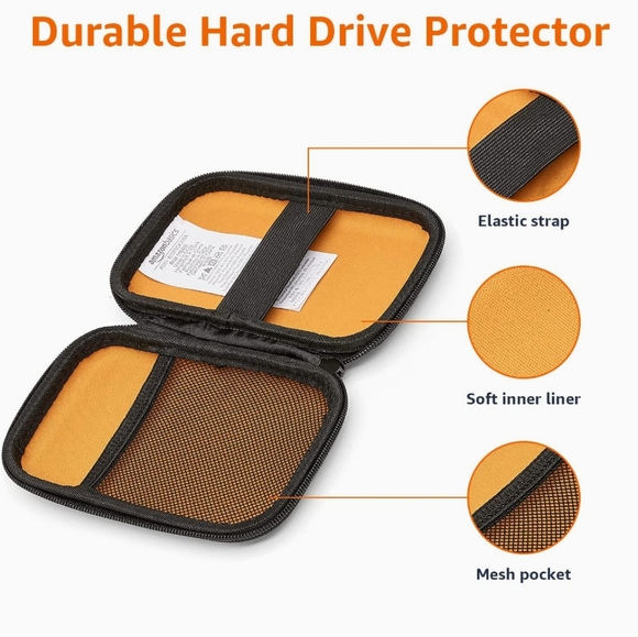 Amazon Basics External Hard Drive Portable Carrying Case - Picture 6 of 6